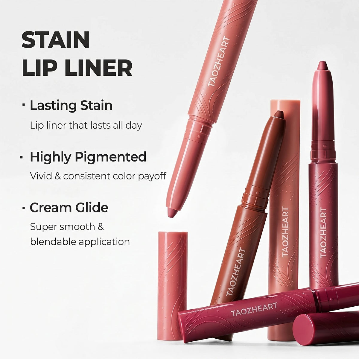 Last Day Buy 1 Get 1 Free Easy Glide Lip Liner ¡ª Creamy, Blendable Color with Smooth Application, Summervibes