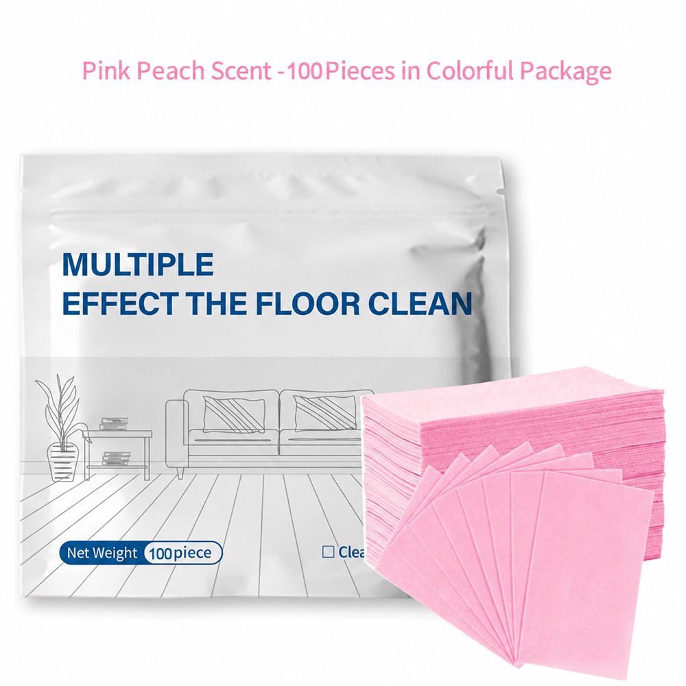 100-count Multi-Effect Floor Cleaning Wipes – Strong stain removal with a fresh scent 🌿
